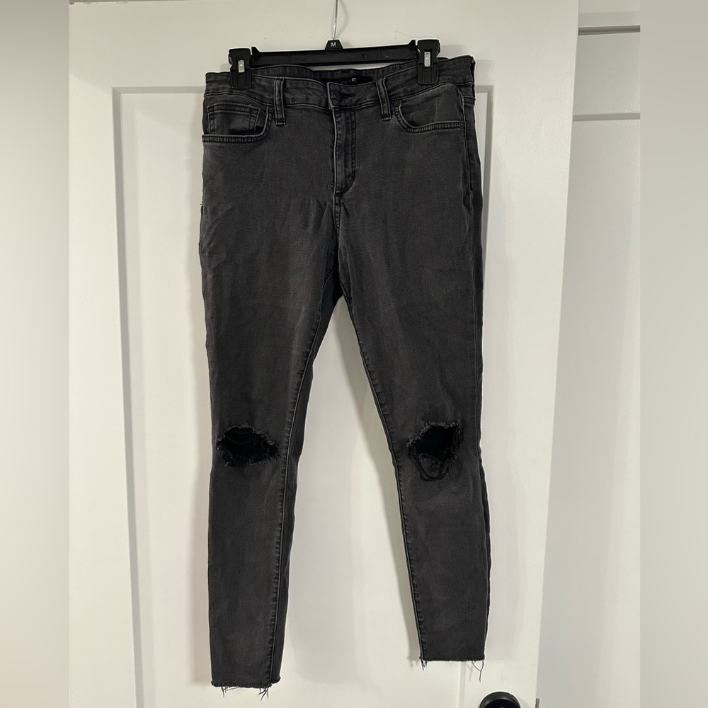 Joes Jeans, black, skinny, raw hem